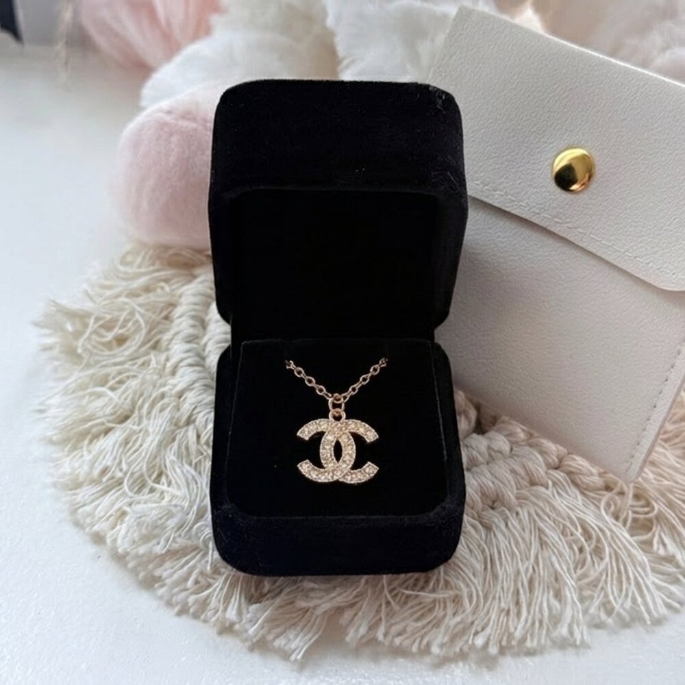 CHANEL CC Crystal Repurposed Necklace - Picture 3 of 5